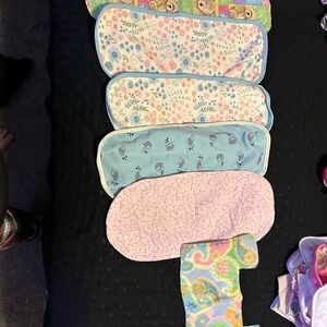 Colorful Baby Burp Cloths Set